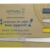 Coffret de 4 couteaux de table N°125 Bon Appétit Céleste