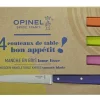 Coffret de 4 couteaux de table N°125 Bon Appétit Pop